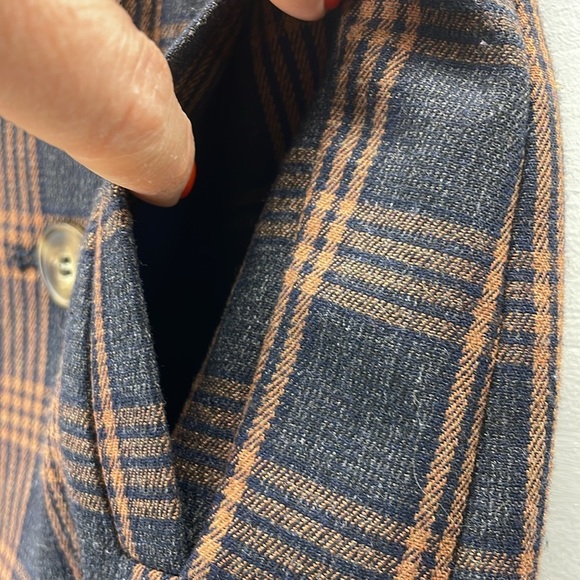 Madewell Plaid Double Breasted Mini Skirt Size Small - Picture 5 of 8